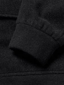 Blouson aviateur en laine d'hiver de style universitaire pour hommes respirants vente en gros veste en laine brodée de grande taille - Product Image 5