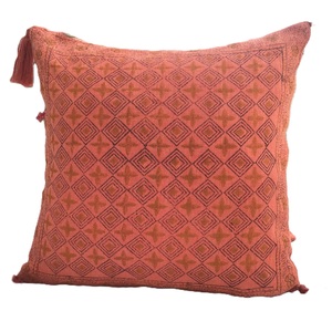 Housse de coussin en lin 100% faite à la main, imprimée à la main, vente en gros - Product Image 1