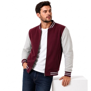 Custom Men's Bomber <b>Jacket</b> OEM ODM Private Label <b>Zip</b> <b>Up</b> Casual <b>Jacket</b> Manufacturer Factory Supplier - Product Image 5