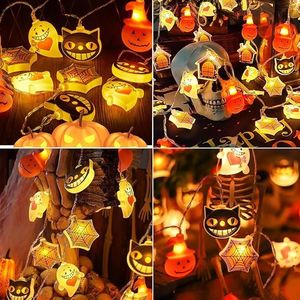 ไฟประดับ LED รูปฟักทองและผี 2 แบบ ใช้แบตเตอรี่ ของตกแต่งพรีเมียมสำหรับวันฮาโลวีน D - Product Image 5