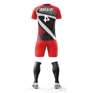 Tenue de football en polyester/nylon hautement extensible, vêtements d'entraînement, kit sportif, toutes saisons, été, uniforme de football pour adultes, ensembles pour jeunes - Product Image 3