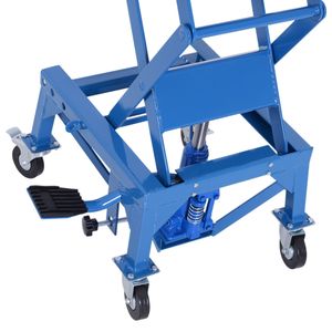 Cric hydraulique à ciseaux pour motos et petites motos tout-terrain, capacité 300 lb, avec marchepied et roues - Product Image 2