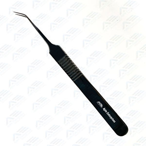 Handmade Beauty Instruments with Customizable Box Free Logo Printing Sustainable <b>Top</b>-Quality Eyelash Tweezers - Product Image 6