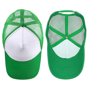 Gorra de Béisbol Perforada de 5 Paneles con Logotipo Personalizado, Gorra de Camuflaje Verde para Hombre, de Alta Calidad, Ajustable, al Mejor Precio, Gorra Trucker para Hombre y Mujer - Product Image 2