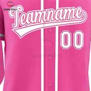 Fashion Casual Street Style Baseball Jerseys Custom OEM Factory Lightweight Durable Breathable Short Sleeve - Product Image 3