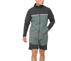 Breathable Men Windbreaker Short Set fully Customized New Fashion Hot Selling Premium Quality cheap rate Windbreaker Short Set - Product Image 1
