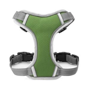 Nylon <b>Padding</b> Sport Style Dog Harness with Adjustable Buckle Closure and Reflective Trim for Medium Breeds Daily <b>Walking</b> - Product Image 3