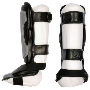 Protège-tibias et protège-pieds de boxe personnalisés en cuir, EVA, PU, néoprène – Équipement d'entraînement de kickboxing – Fournisseur en gros OEM ODM - Product Image 5