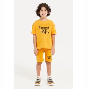 Summer Kids Girls Boys Child Clothing Sets Best Printed Milk Silk Cotton Fabric Short Sleeve Shirts <b>Tops</b> & Shorts 2-Piece Sets - Product Image 3