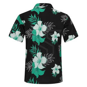 Nueva Camiseta Hawaiana 100% Algodón para Jóvenes, Personalizable, de Media Manga con Cuello Alto, Transpirable - Venta en Línea - Product Image 2