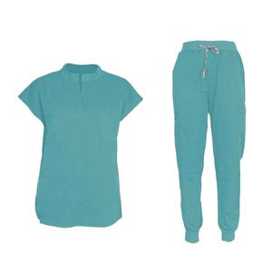 Ropa Sanitaria Transpirable e Higiénica de Estilo Scrub, Prendas Clínicas Protectoras de Tela Resistente, Uniforme Hospitalario - Product Image 1