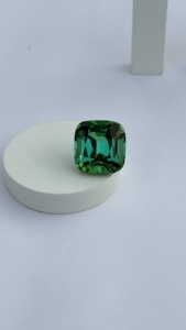 Turmalina natural afgana azul verdosa, corte cojín, sin tratamiento térmico, piedra suelta para joyería fina. - Product Image 3