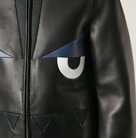Nouvelle veste en cuir pour homme en peau de mouton, style motard, tendance coréenne, coupe slim, revers, imperméable, écologique, style urbain 2024
