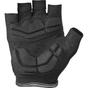 Gants de cyclisme unisexes coupe-vent à demi-doigts, chauds, pour l'automne et l'hiver, doux, compatibles avec les écrans tactiles - Product Image 2