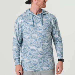 Sudadera de Pesca con Capucha Personalizada OEM, Protección Solar UPF50+, Tejido Elástico en 4 Direcciones, Impermeable, Manga Larga - Product Image 3