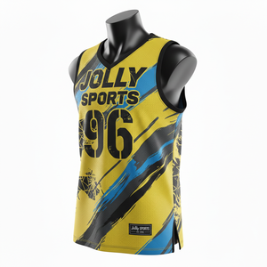 Maillot de basket-ball en mesh léger pour homme, design graphique personnalisé, logo d'équipe, t-shirt 100% coton pour homme, coupe ample, imprimé - Product Image 4