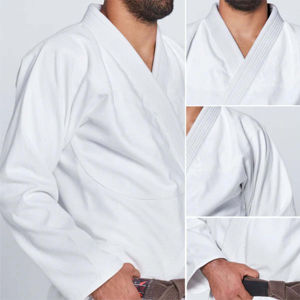 Kimono de Jiu Jitsu Profesional Negro de Alta Gama, Personalizado, con Bolsas para Kimono, a Precio Económico - Product Image 3