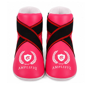 Chaussures de boxe en cuir durables pour hommes avec fermeture élastique, personnalisables, antidérapantes et légères pour l'entraînement de boxe - Product Image 2