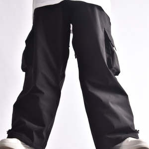 Uniesx, nueva fábrica, tela de poliéster personalizada, pantalones de esquí de talla grande impermeables a prueba de viento, pantalones de esquí de bolsillo con patrón bordado DTG - Product Image 1