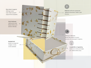 Cuadernos de Papel Hechos a Mano en Caja de Regalo de Lujo, Juego de Cuadernos Artesanales de Algodón para Regalos Corporativos y Minoristas - Product Image 6