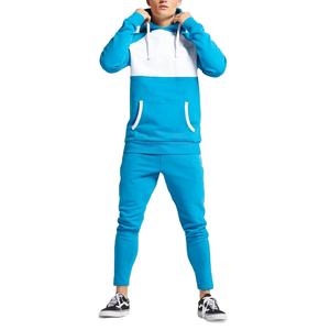Moda al aire libre chándales Jogging trajes con capucha personalizado Jogger chándal conjuntos de chándal para hombres algodón polar conjuntos de dos piezas - Product Image 6