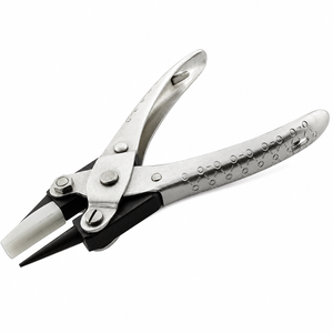 Pince à mâchoires rondes et plates en nylon 140 mm, outil de formage de bijoux sans rayures ZetomedPro - Product Image 1