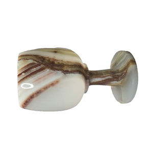 Verres à vin courts en onyx vert ombré moderne, grandes dalles de marbre, gobelets haut de gamme pour la cuisine et la vente en gros, faible MOQ, les plus vendus - Product Image 5