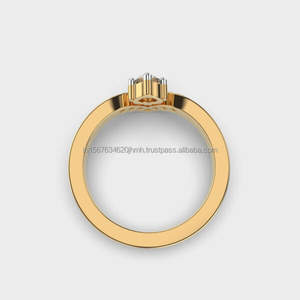 แหวนแต่งงาน igi/gia ได้รับการรับรองสำหรับผู้หญิงแหวนทองสไตล์วินเทจสำหรับปลูกเพชรงานหมั้น - Product Image 2