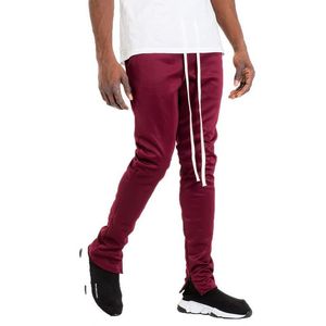 Pantaloni sportivi basic a tinta unita da uomo - Product Image 1