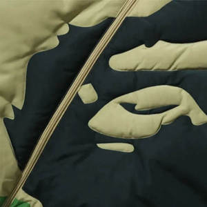 Chaqueta de Invierno para Hombre, Personalizada OEM, de Manga Larga, Tejida, con Relleno de Poliéster, Cálida, Resistente al Viento e Impermeable, con Cierre de Cremallera, Talla Grande - Product Image 3