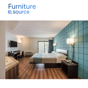 Ensembles de chambre à coucher en placage MDF durable-Ensembles de chambre à coucher pour Motel6 Casegoods Mobilier d'hôtel élégant Fabricant OEM ODM Vietnam - Product Image 1