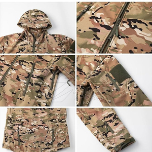 Veste de chasse d'hiver en velours côtelé pour homme, tendance, livraison directe d'usine, avec logo personnalisé sur le devant, expédition sur mesure - Product Image 6