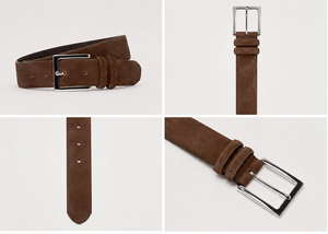 Ceinture en cuir suédé artisanale, collection de ceintures en gros pour les marques lifestyle de Divine International - Product Image 4