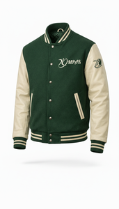 Winter Fashion Varsity <b>Jacket</b> Hooded Front Logo Polyester/Cotton Blend Eco-Friendly Breathable Unisex - Product Image 2