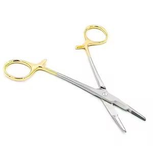 Portaagujas Olsen Hegar TC de 16 cm, Pinzas Quirúrgicas de Carburo de Tungsteno con Tijeras, Herramientas Dentales de Acero Inoxidable - Product Image 1