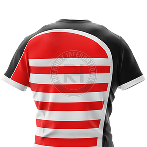 Uniforme de rugby personnalisé pour hommes, vêtements de sport de haute qualité, jersey et short légers à séchage rapide, idéal pour les clubs et les équipes - Product Image 2