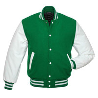 Blouson universitaire réversible en cuir véritable et laine personnalisable pour homme, avec lettres brodées, écologique, chauffant, prêt pour l'hiver