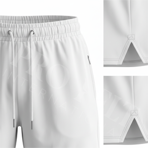 Shorts de sport personnalisés de haute qualité, légers, respirants, à séchage rapide, pour la course à pied, le fitness, OEM ODM, entraînement, taille élastique. - Product Image 4