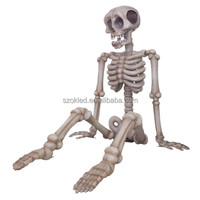Squelette 4M The Dark Rider Oeuf Banc Lapin De Pâques Citrouille Coq Table Halloween Arche Bougie Grande Décoration En Fibre De Verre