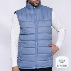 Gilet matelassé sans manches pour homme, doux, léger, décontracté, grande taille, pour l'hiver, service OEM disponible - Product Image 2