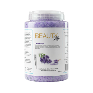 Belleza profesional Palm Foot & Body Scrub Venta caliente Spa de sal marina con pétalos secos - Product Image 2