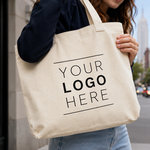 Custom Logo Organic Cotton <b>Canvas</b> <b>Tote</b> Bag Reusable Shopping Bag Long Handle Soft Shoulder Bag for Daily Travel - Product Image 5