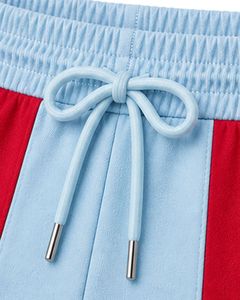 Light Blue And <b>Red</b> <b>Women</b> Sports Running <b>Shorts</b> Quick Dry Breathable Gym Fitness Casual Summer Elastic Waist Activewear <b>Shorts</b> - Product Image 6