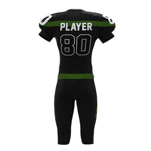 Uniforme de Fútbol Americano Personalizable Unisex de Diseño Moderno, Talla Grande, Manga Corta, Transpirable y Cómodo para Equipos - Product Image 2