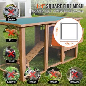 Rete da Giardino 1/4 Pollici 48 Pollici x 50 Piedi, Rete Metallica Zincata a Caldo Calibro 23, Rotolo di Rete per Recinzione Pollaio - Product Image 3