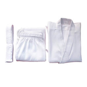 Ensemble complet d'uniformes de karaté, arts martiaux, Gi d'entraînement, 100% coton extensible, léger, respirant, unisexe, adulte, de qualité économique - Product Image 3