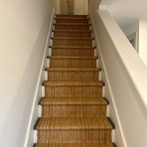 Natural Jute Stair Runner Rug Hallway Handmade Carpet Woven Anti Slip Floor Runner Farmhouse Rustic Home Decor Style - Product Image 2