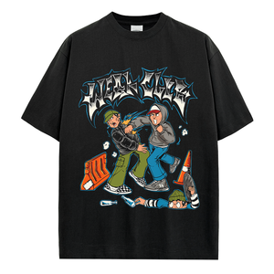 Camiseta gráfica para hombre, moderna, estampada, de algodón, adecuada para uso diario y looks de moda urbana relajada. - Product Image 6