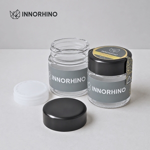 Frasco de Vidrio Borosilicato Personalizable de 170 ml (6 oz) con Tapa de PP a Prueba de Olores y Resistente a Niños, para Cosméticos, Suplementos de Bienestar, Chicles - Product Image 4