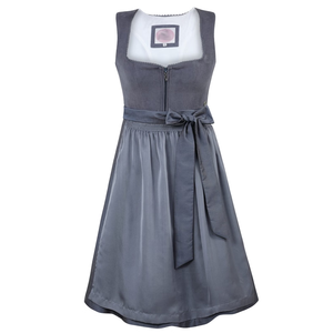 Vestido Midi Tipo A para Mujer, Sin Mangas, Cuello Cuadrado, Terciopelo, con Cinturón y Lazo, Uso Diario Informal, Color Sólido, 6XL, Tejido - Product Image 1